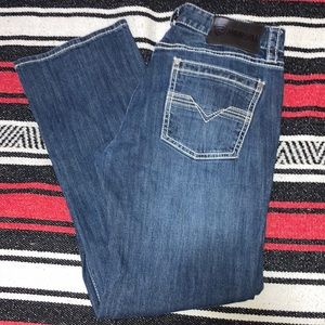 Rock & Roll Denim sz 34x32 Pistol Straight Regular Straight Leg Mens Jeans